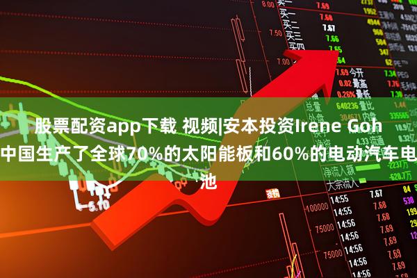 股票配资app下载 视频|安本投资Irene Goh：中国生产了全球70%的太阳能板和60%的电动汽车电池