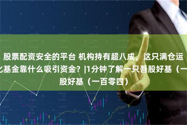 股票配资安全的平台 机构持有超八成，这只满仓运作的量化基金靠什么吸引资金？|1分钟了解一只吾股好基（一百零四）